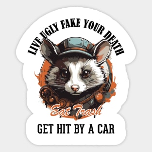 OPOSSUM QUOTES Sticker